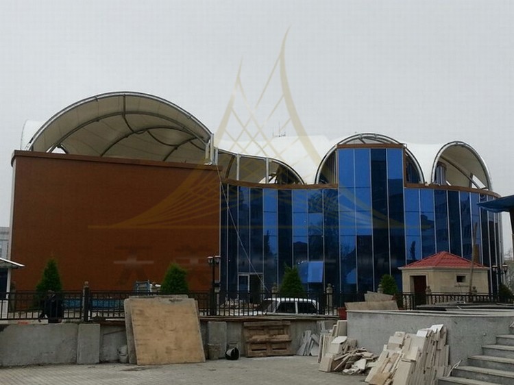 樓頂膜結(jié)構(gòu)遮陽(yáng)棚