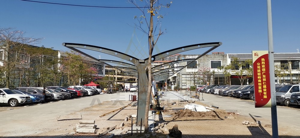 膜結(jié)構(gòu)充電站 膜結(jié)構(gòu)充電站