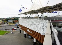 樓頂停車場(chǎng)遮陽(yáng)棚 帽頂停車棚